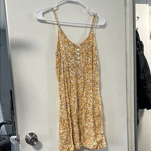 Arizona Jean Company Yellow Floral Sundress Sleeveless